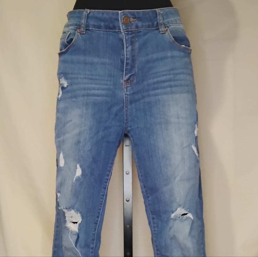 Women's Straight Leg Jeans - Blue